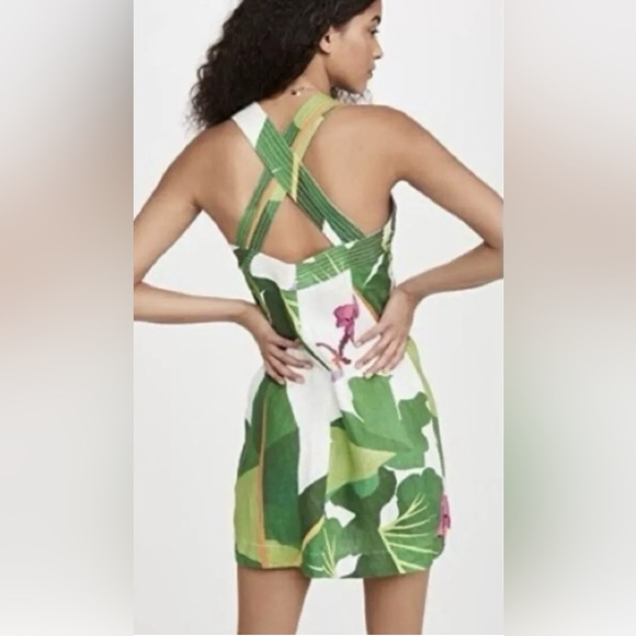 Farm Rio tropicalisitic linen minidress - Picture 3 of 13